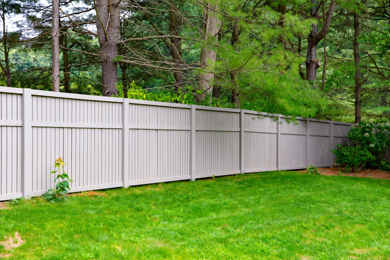 Privacy fence installation